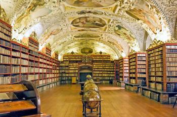 Prague’s Strahov Monastery library was a center of Baroque learning. Photo by Rick Steves