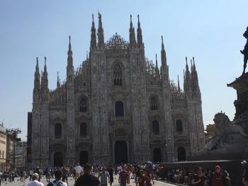 The Duomo di Milan (Cathedral of Milan). Photos by Liz Fischer