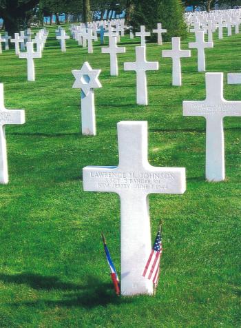 The American Cemetery in Colleville.