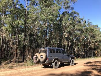 The Troopy near Walpole-Nornalup National Park, Western Australia.