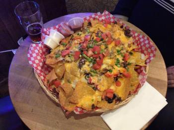 Nacho plate at the Storehouse Bar & Grill in Iqaluit, Nunavut, Canada. Photo by Grant Oerding