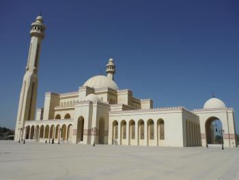 Al Fateh Mosque in Bahrain.