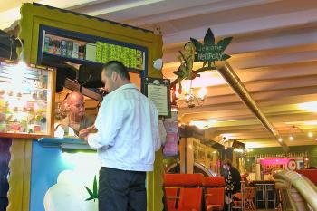 In the Netherlands, pot users go to coffeeshops — not jail. Photo by Rick Steves