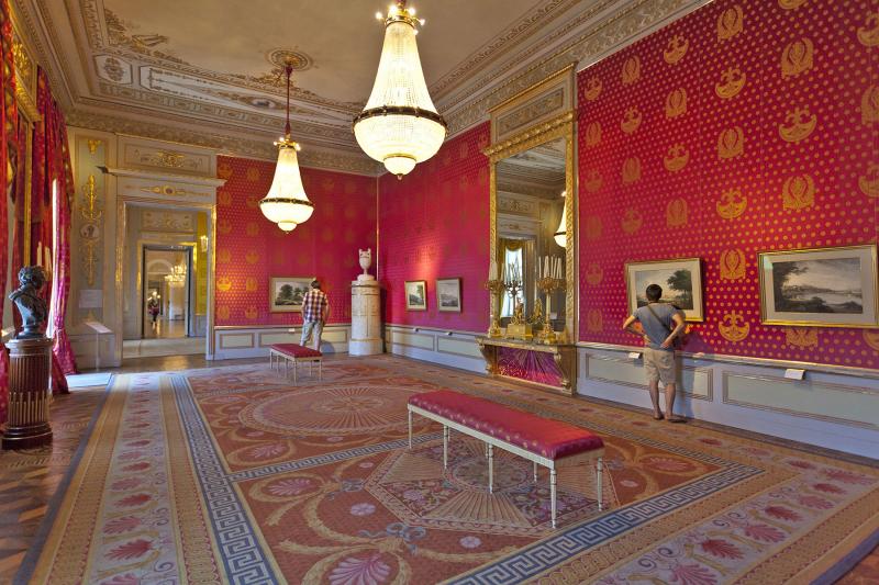 Hiding in a distant wing of Vienna's crowded Hofburg Palace, the Albertina Museum's 19th-century state rooms are usually empty. Photo by Dominic Arizona Bonuccelli