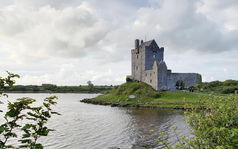 Dunguaire Castle in Kinvara, on Galway Bay.